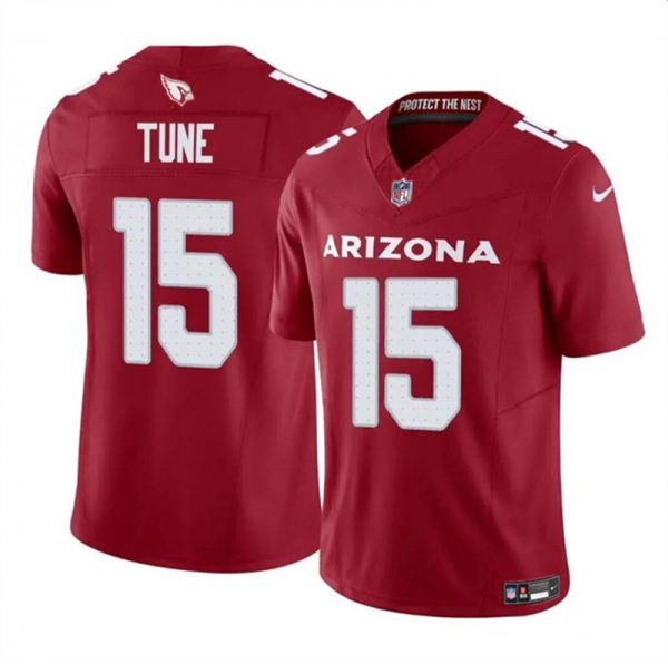 Men Arizona Cardinals #15 Clayton Tune Red 2023 F.U.S.E. Vapor Untouchable Limited Stitched Football Jersey