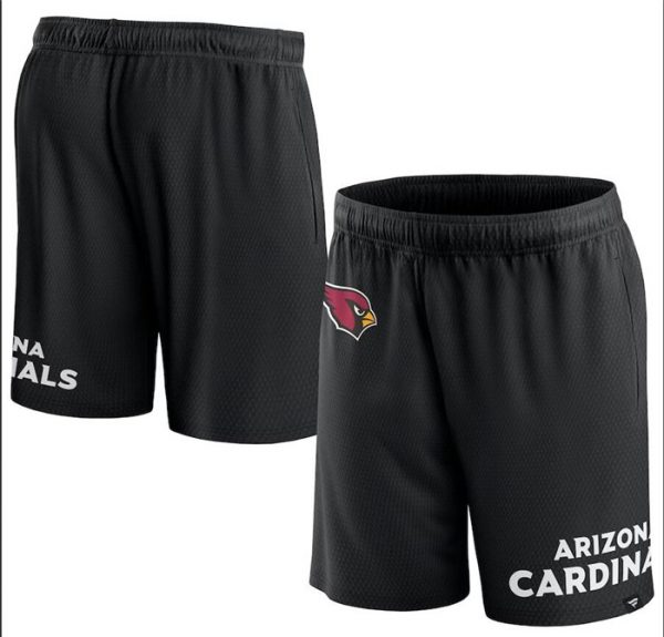 Men Arizona Cardinals Black Shorts