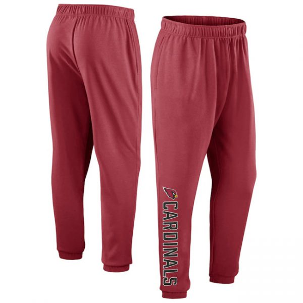 Men Arizona Cardinals Red Chop Block Fleece Sweatpants