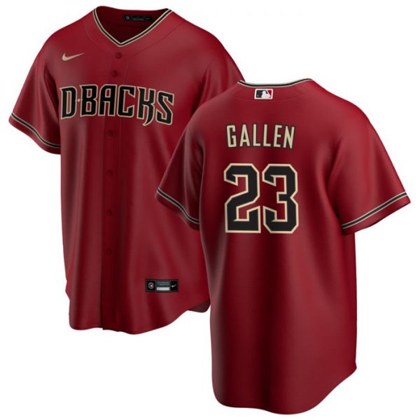 Men Arizona Diamondbacks #23 Zac Gallen Red Cool Base Stitched Baseball Jersey