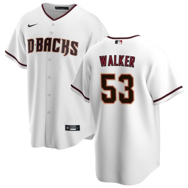 Men Arizona Diamondbacks #53 Christian Walker White Cool Base Stitched Baseball Jersey