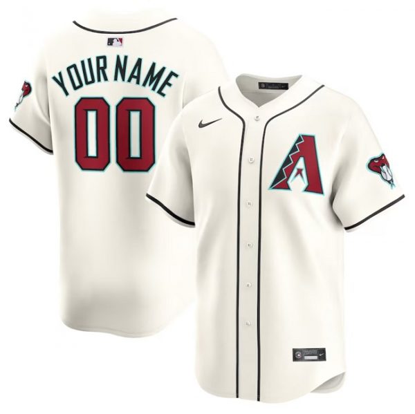 Arizona Diamondbacks Active Player Custom 2023/24 Cream Cool Base Stitched Baseball Jersey