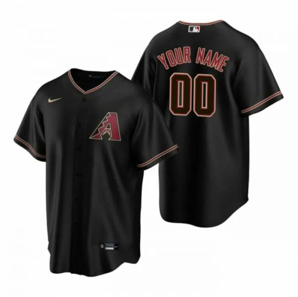 Arizona Diamondbacks Active Player Custom Black 2023 World Series Cool Base Stitched Baseball Jersey