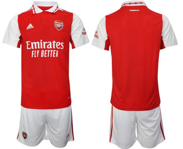 Men Arsenal F.C Blank 2023 Red Home Soccer Jersey Suit