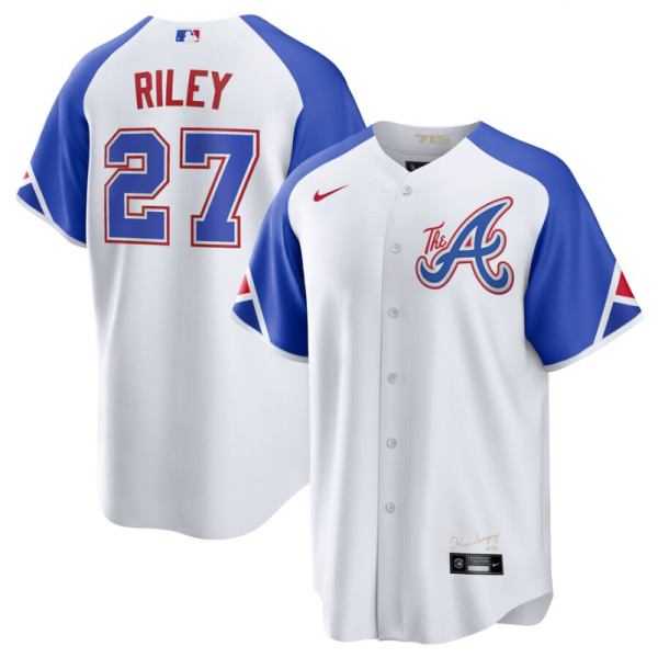 Atlanta Braves Active Player Custom White 2023 City Connect Cool Base Stitched Baseball Jersey