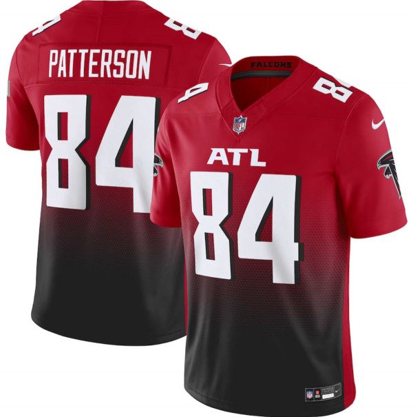 Men Atlanta Falcons #84 Cordarrelle Patterson Red/Black 2023 F.U.S.E. Vapor Untouchable Limited Stitched Football Jersey