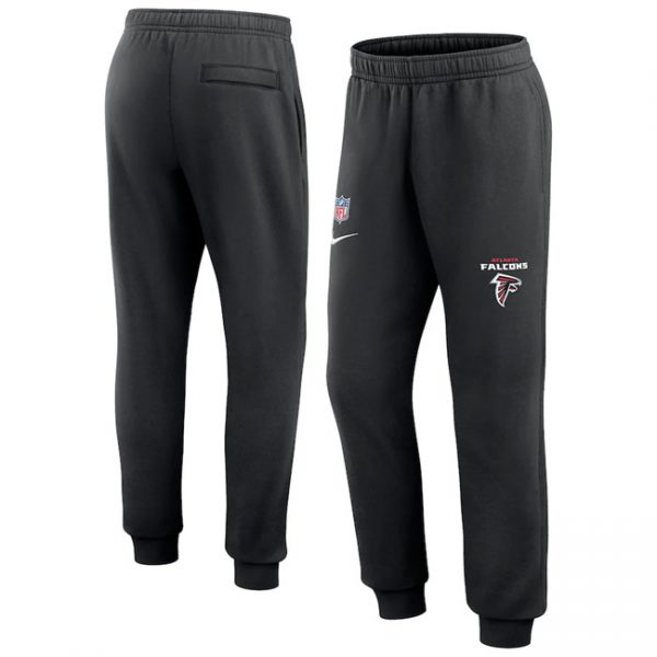 Men Atlanta Falcons Black Chop Block Fleece Sweatpants