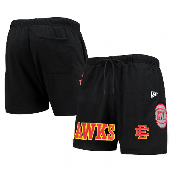 Men Atlanta Hawks Black Shorts