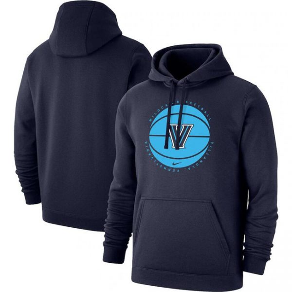 Men BYU Cougars Navy Basketball Pullover Hoodie