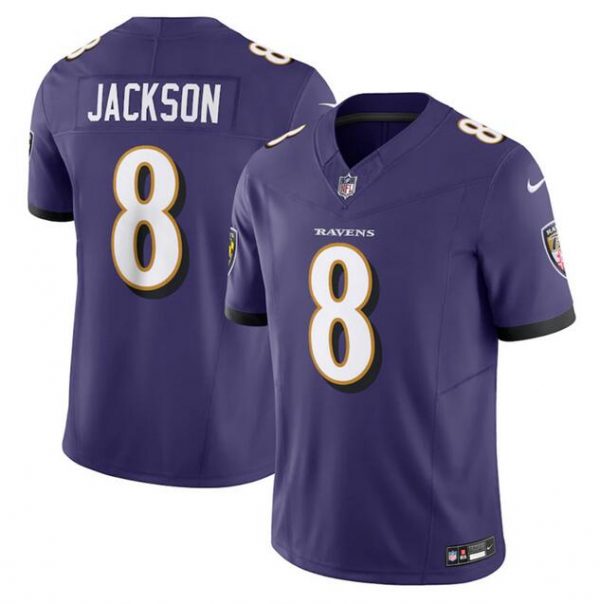 Baltimore Ravens ACTIVE PLAYER Custom Purple 2023 F.U.S.E Vapor Football Jersey