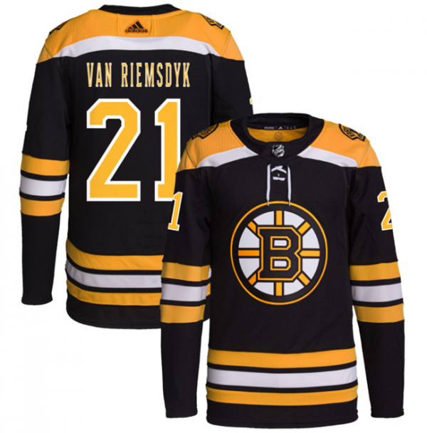 Men Boston Bruins #21 James van Riemsdyk Black Stitched Jersey
