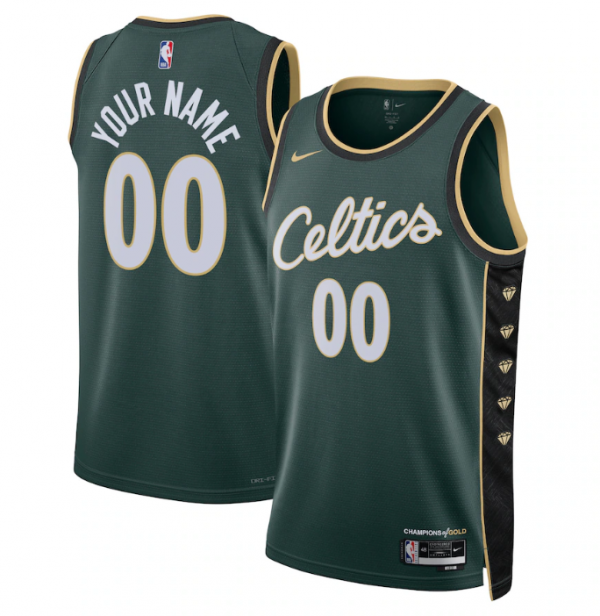 Boston Celtics Active Player Custom 2022-23 Green City Edition Stitched Basketball Jersey