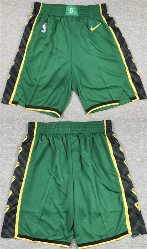 Men Boston Celtics Green Shorts (Run Small)