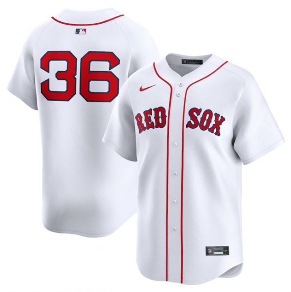 Men Boston Red Sox #36 Triston Casas White 2024 Home Limited Stitched Baseball Jersey