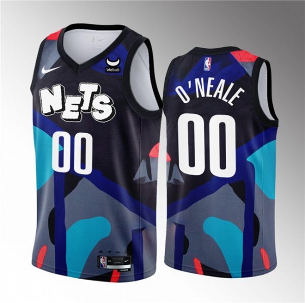 Brooklyn Nets Active Player Custom Black 2023/24 City Edition Stitched Basketball Jersey