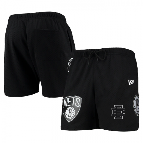 Men Brooklyn Nets Black Shorts