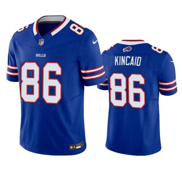 Men Buffalo Bills #86 Dalton Kincaid Blue 2023 F.U.S.E. Vapor Untouchable Limited Stitched Football Jersey