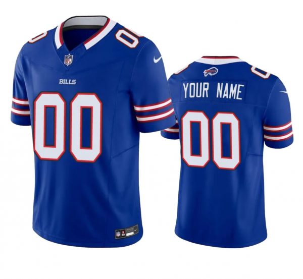 Buffalo Bills Active Player Custom Blue 2023 F.U.S.E. Vapor Untouchable Limited Stitched Football Jersey