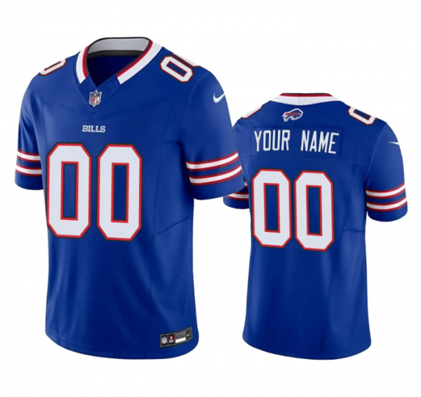 Buffalo Bills Active Player Custom Blue 2023 F.U.S.E. Vapor Untouchable Limited Stitched Jersey