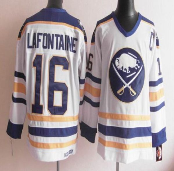 Buffalo Sabres Custom White Stitched Jersey