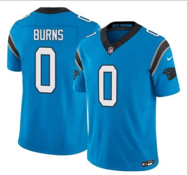 Men Carolina Panthers #0 Brian Burns Black 2023 F.U.S.E. Vapor Untouchable Stitched Football Jersey