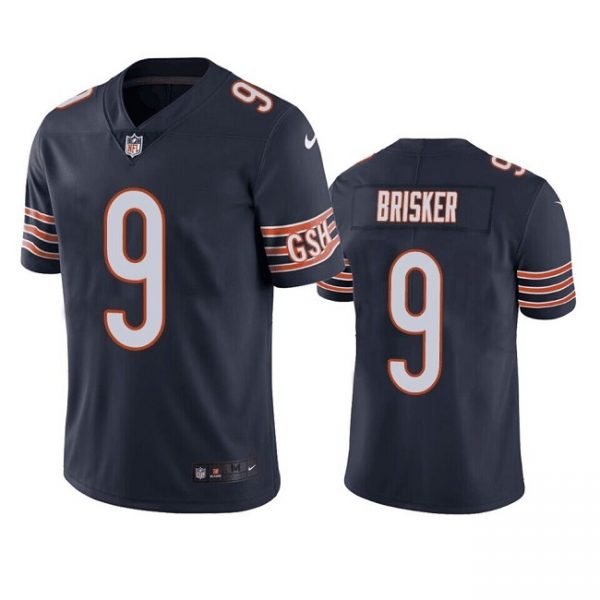 Men Chicago Bears #9 Jaquan Brisker Navy Vapor Untouchable Stitched Football Jersey