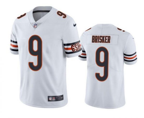 Men Chicago Bears #9 Jaquan Brisker White Vapor Untouchable Limited Stitched Football Jersey