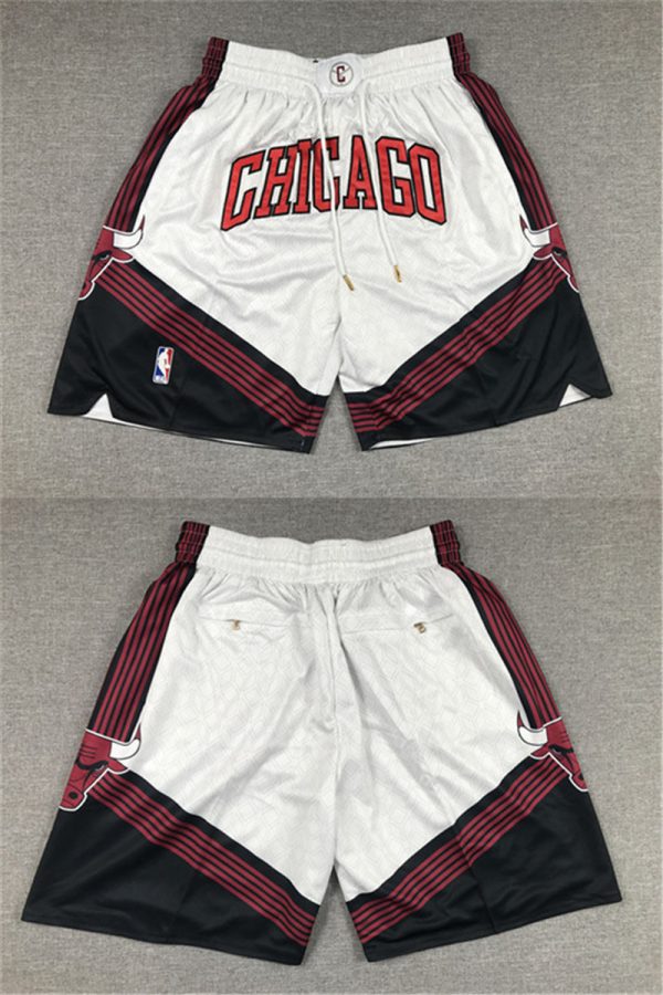 Men Chicago Bulls 2022/23 City Edition White Shorts (Run Small)