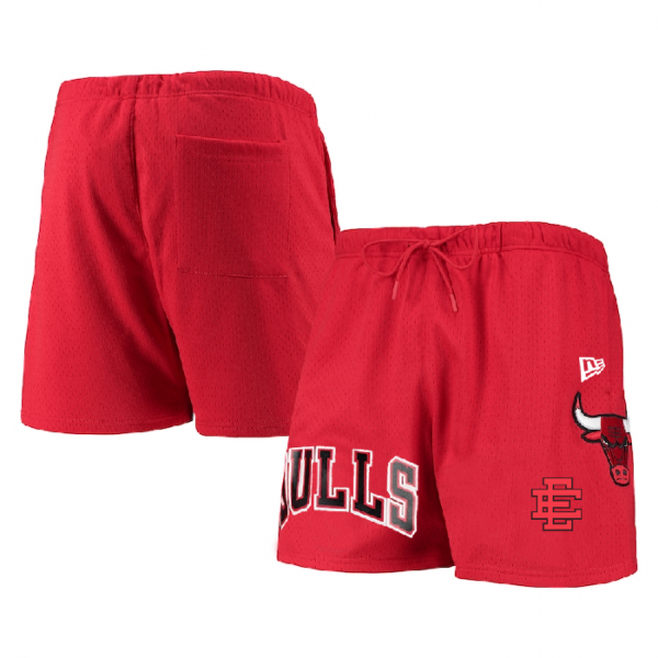 Men Chicago Bulls Red Shorts 001