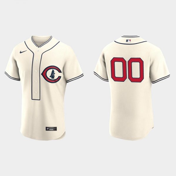 Chicago Cubs Active Player Custom 2022 Cream Field Of Dreams Stitched Baseball Jersey