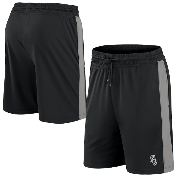 Men Chicago White Sox Black Shorts