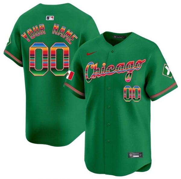 Chicago White Sox Customized Green Mexico Vapor Premier Limited Stitched Baseball Jersey