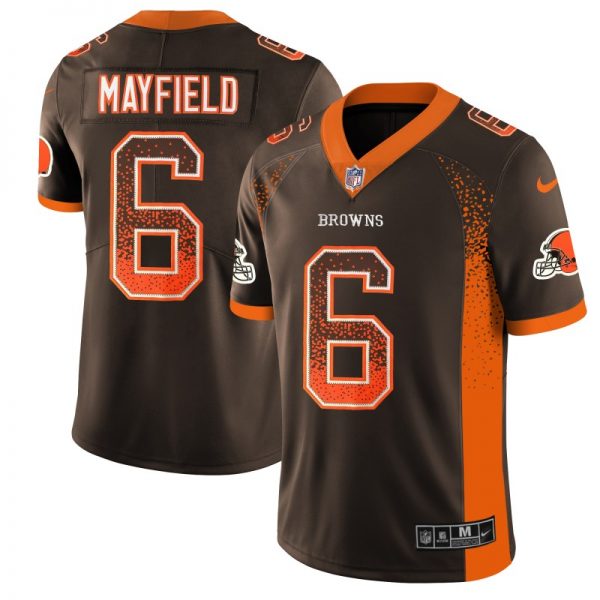 Cleveland Browns ACTIVE PLAYER Custom Limited Rush Drift Fashion Stitched Jersey