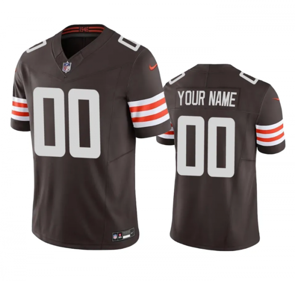 Cleveland Browns Active Player Custom Brown 2023 F.U.S.E. Vapor Untouchable Limited Stitched Jersey