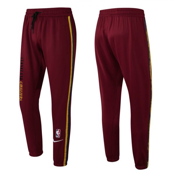 Men Cleveland Cavaliers Burgundy Performance Showtime Basketball Pants