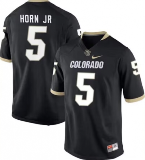 Colorado Buffaloes Active Player Custom Black Stitched Football Jersey