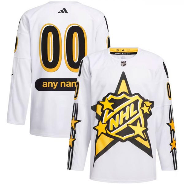 Custom All-Star Game 2024 White Primegreen Stitched Hockey Jersey