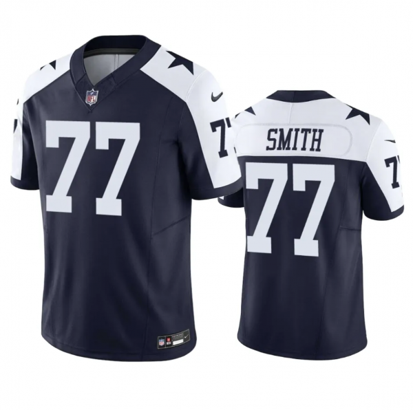 Men Dallas Cowboys #73 Tyler Smith Navy 2023 F.U.S.E. Vapor Limited Stitched Football Jersey