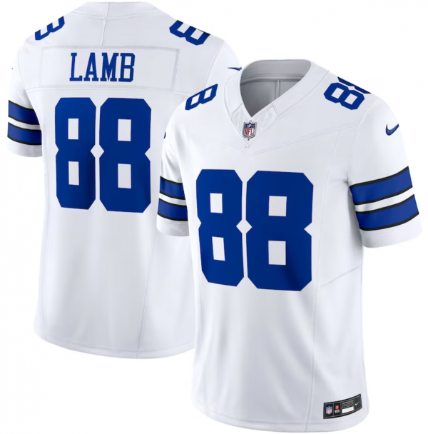 Men Dallas Cowboys #88 CeeDee Lamb White 2023 F.U.S.E. Vapor Untouchable Stitched Football Jersey