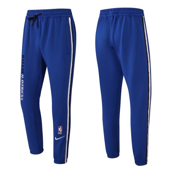 Men Dallas Mavericks Blue Performance Showtime Basketball Pants