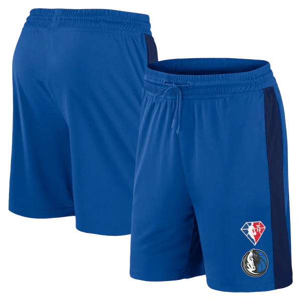 Men Dallas Mavericks Blue Shorts