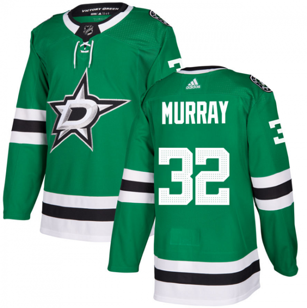 Men Dallas Stars #32 Matt Murray Green Stitched Jersey
