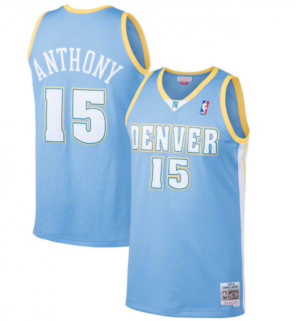 Denver Nuggets Active Custom Powder Blue Stitched Jersey