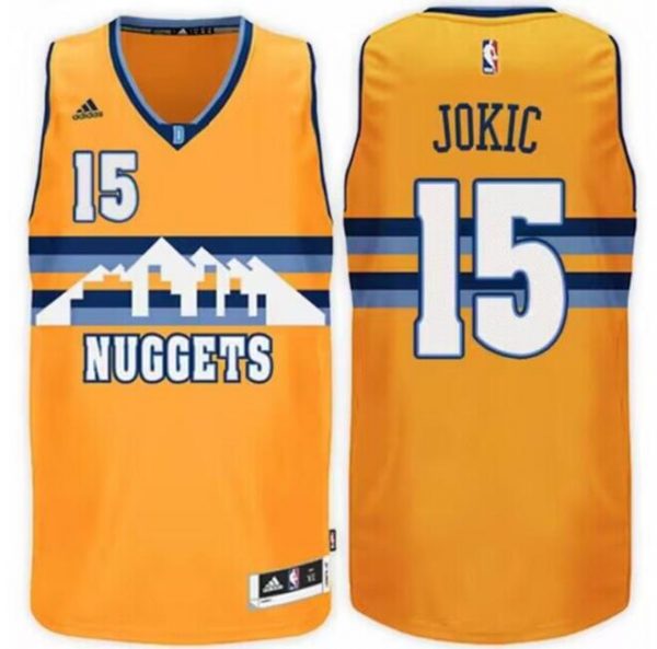 Denver Nuggets Active Player Custom Gold 2016-17 Swingman Stitched Basketball Jersey