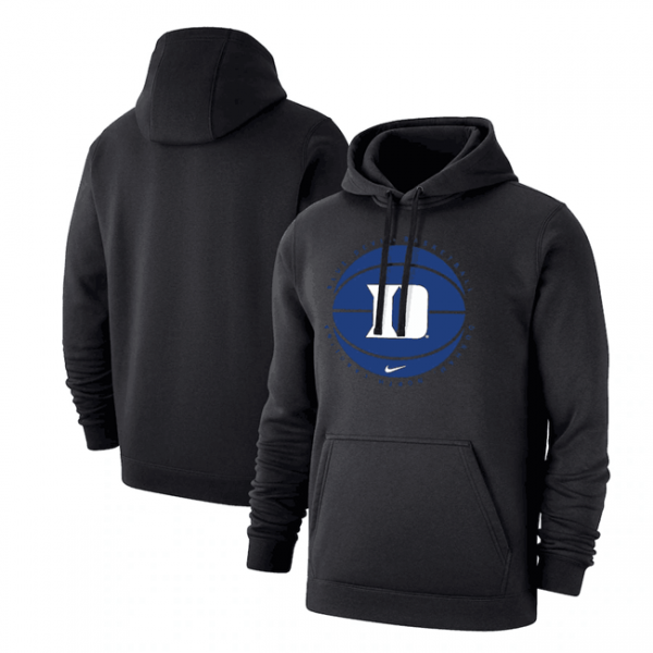 Men Duke Blue Devils Black Basketball Pullover Hoodie