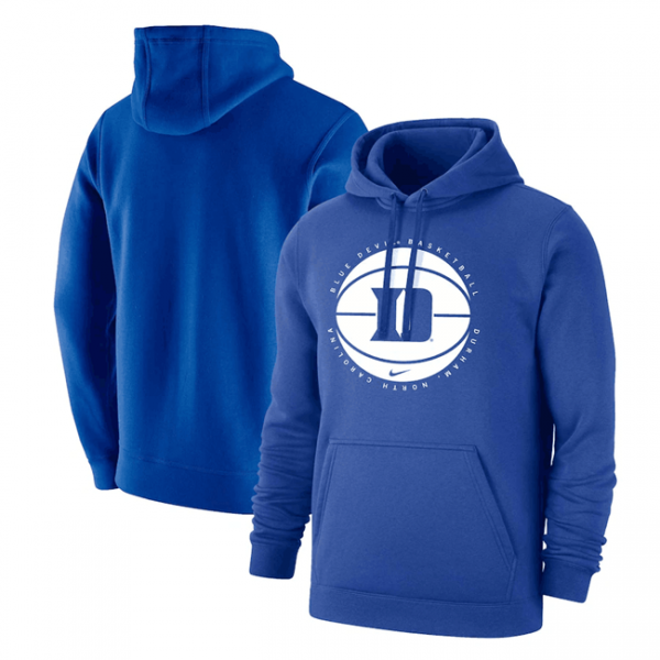 Men Duke Blue Devils Royal Basketball Pullover Hoodie