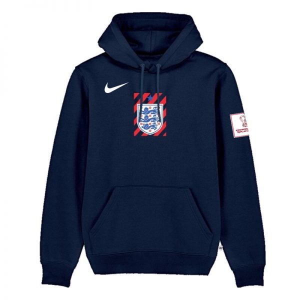 Men England FIFA World Cup Soccer Hoodie Navy 001