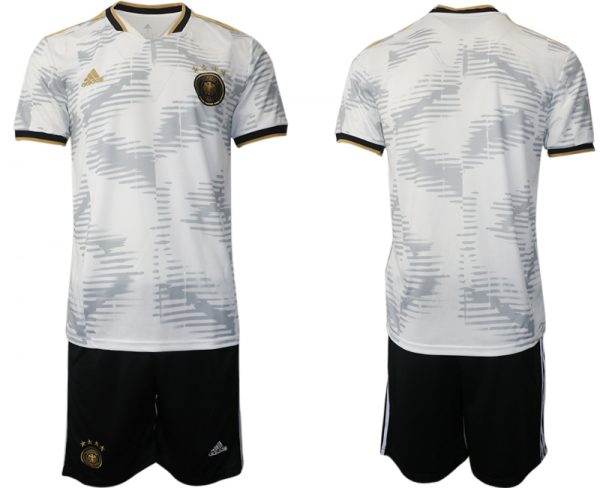 Germany Custom White 2022 FIFA World Cup Home Soccer Jersey Suit