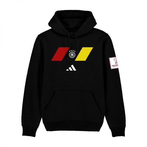 Men Germany FIFA World Cup Soccer Hoodie Black 002