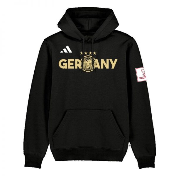 Men Germany FIFA World Cup Soccer Hoodie Black